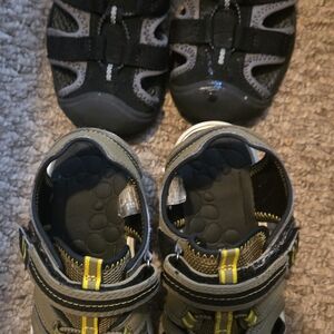Kids Black and Gray Sandals